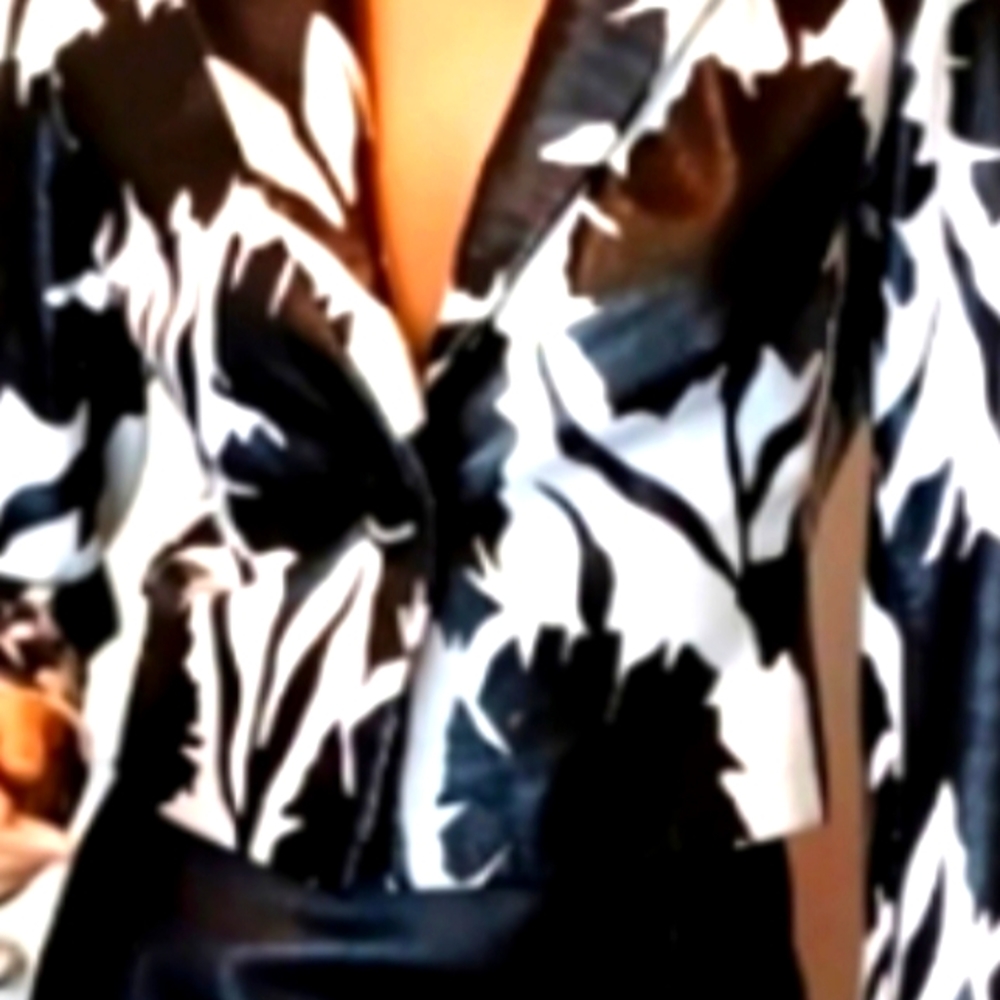 LEATHER MICHAEL HOBAN NORTH BEACH 2PC SET GORGEOUS JACKET/SKIRT - Picture 11 of 17